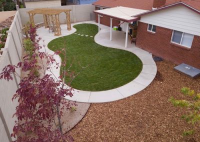 anthem backyard landscaping