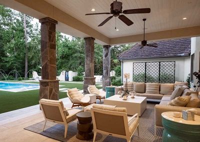 outdoor living space